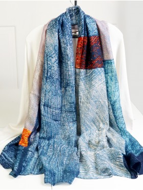 Abstract Print Fashion Scarf